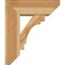 Ekena Millwork Merced Slat Rough Sawn Bracket w/ Offset Brace, Western Red Cedar, 8"W x 22"D x 26"H BKT0806X22X26MRC06RWR - alternate 4
